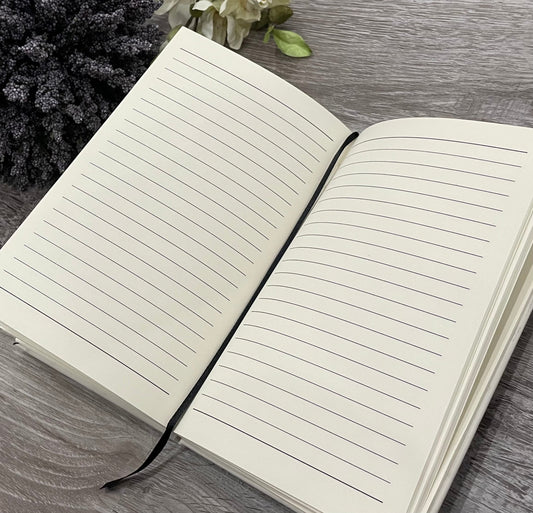 Personalized Leatherette Journals - 2 Sizes & 19 Colours