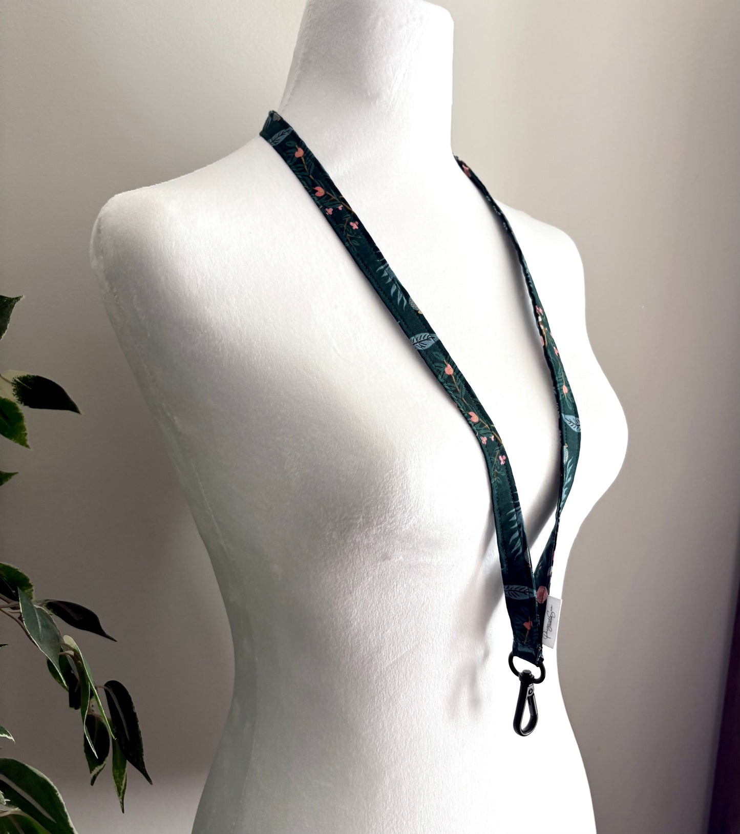Skinny Lanyards & Skinny Wristlet Straps - Vintage Garden