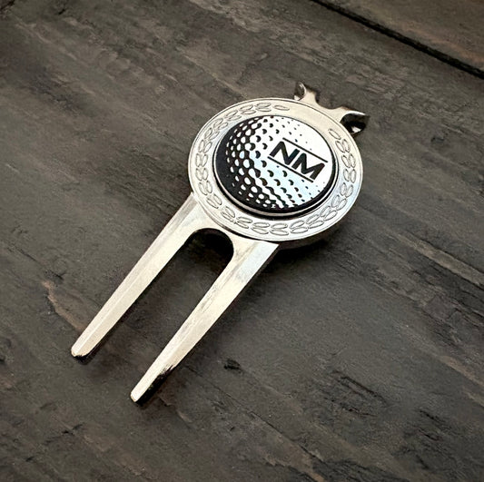 Personalized Golf Divot Tool with Removable Ball Marker