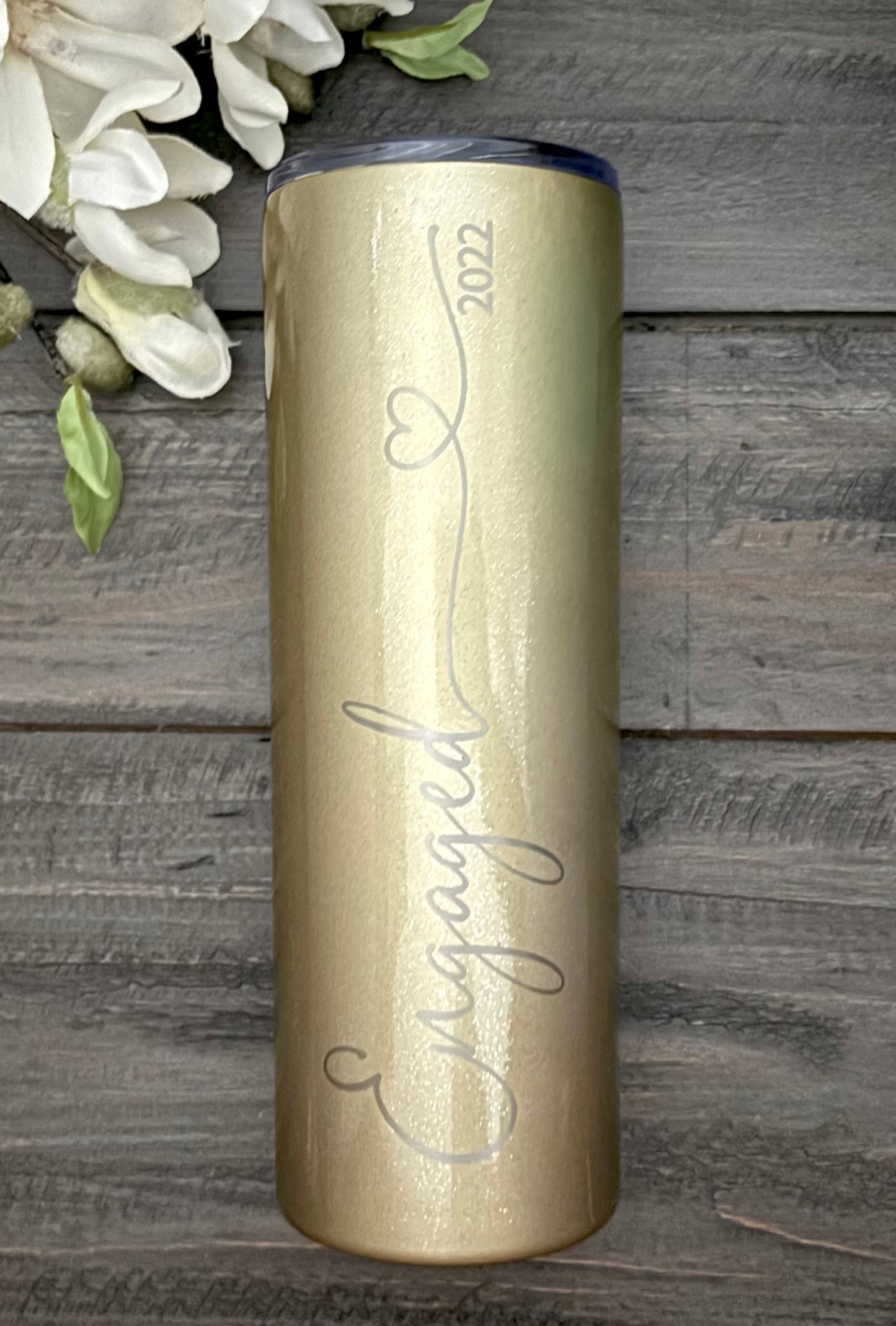 20oz Skinny Steel Stainless Steel Tumbler - Engaged 2022