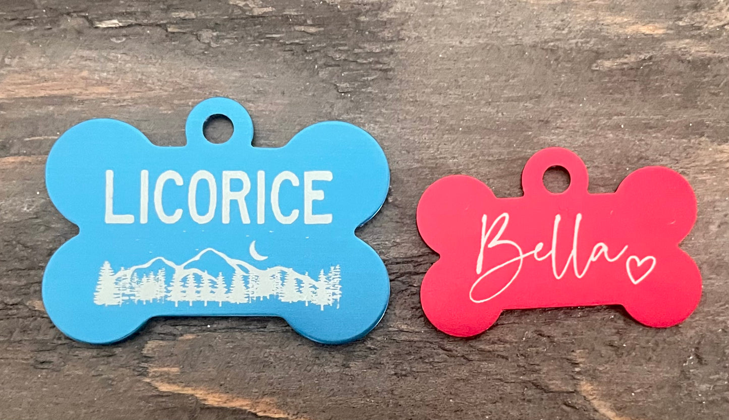 Pet Tag (Bone) - Bella