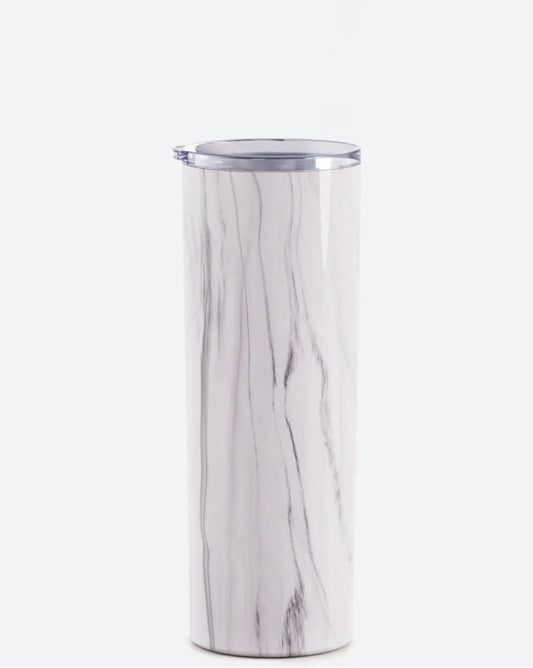 Personalized 20oz Skinny Stainless Steel Tumblers - Marble