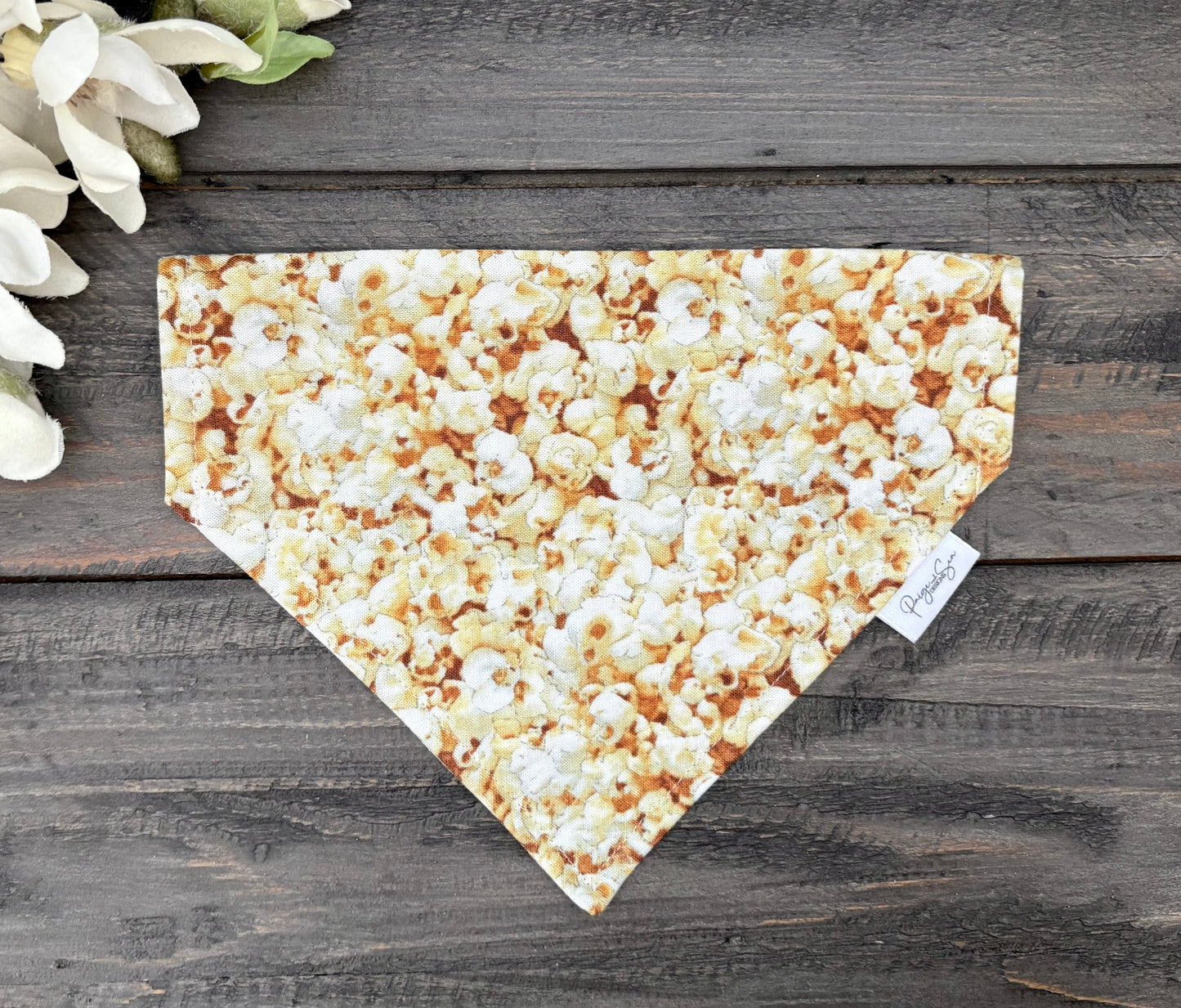 Over the Collar Pet Bandana - Popcorn