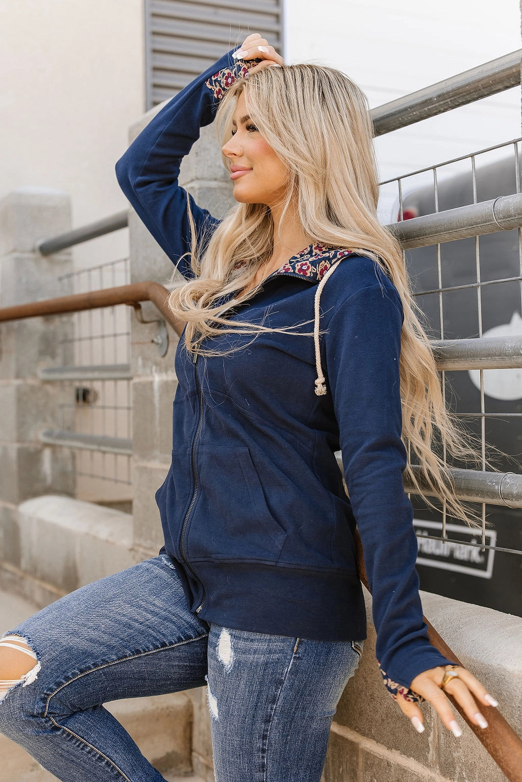 Ampersand Avenue Full Zip Sweatshirt - Plant One On You