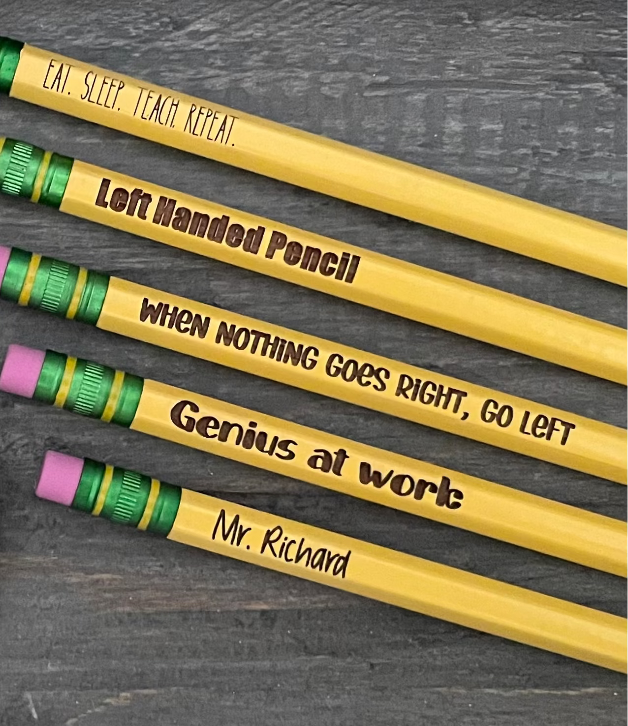 Engraved #2HB Pencils - Bundle Packs (Madesi Brand)