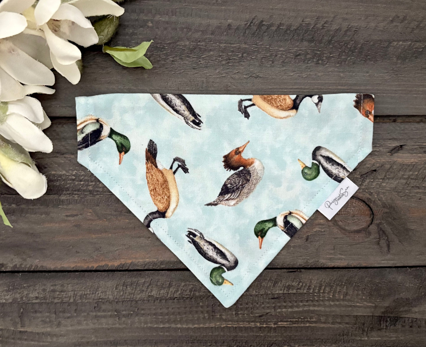 Over the Collar Pet Bandana - Duck Duck & Goose