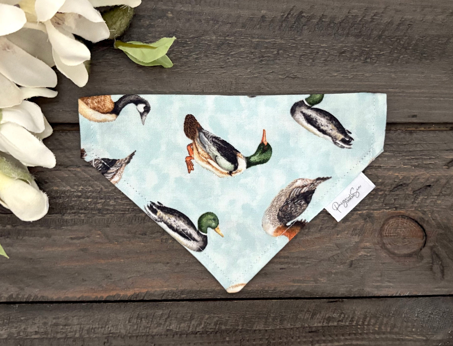 Over the Collar Pet Bandana - Duck Duck & Goose