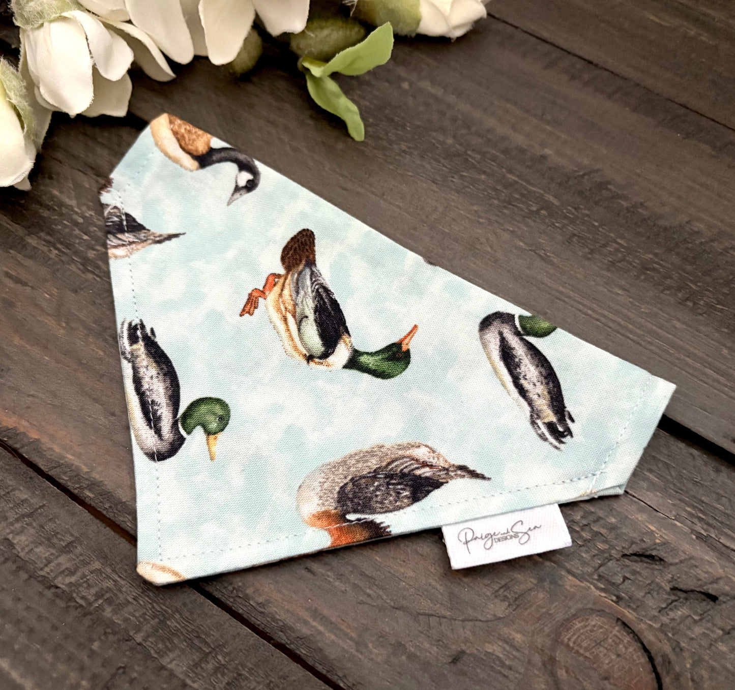 Over the Collar Pet Bandana - Duck Duck & Goose