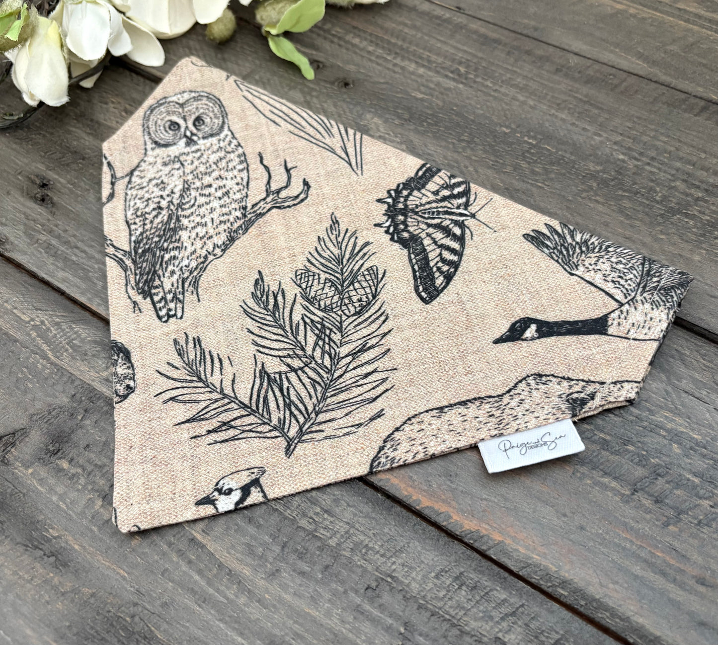 Over the Collar Pet Bandana - Canadian Wilderness