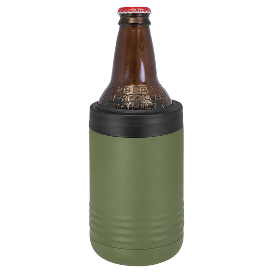 Engraved Stainless Steel Can & Bottle Beverage Holder - Boat Hair Don't Care