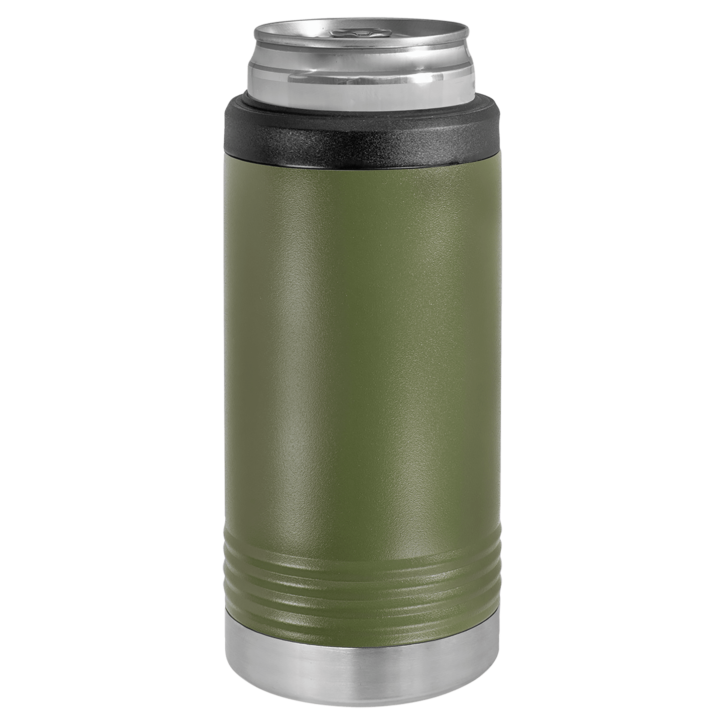 Stainless Steel Slim Can Beverage Holder - Adventure Awaits