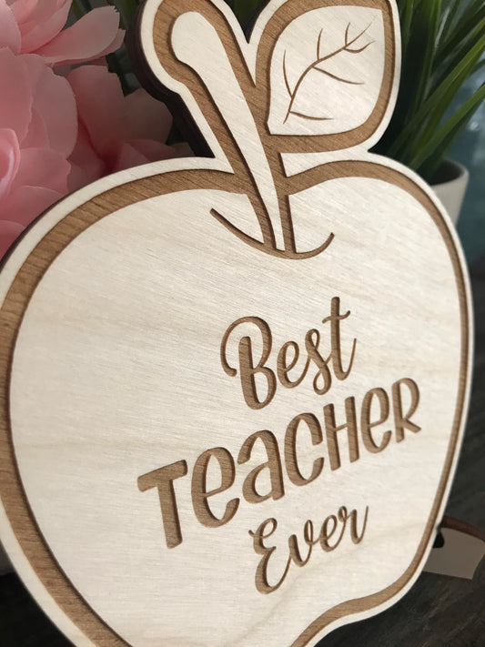Mini Wooden Apple Signs