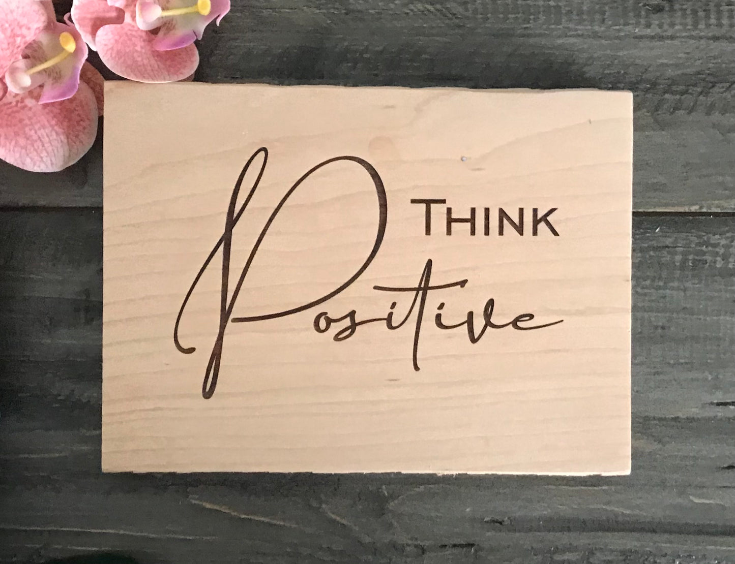Personalized Wooden Mini Signs - Custom Design