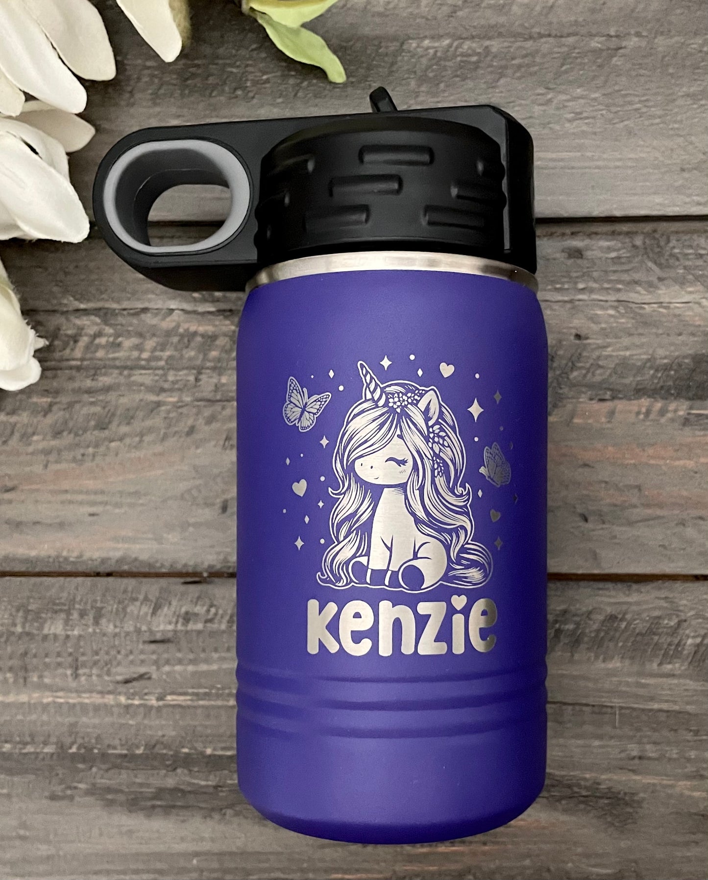 Personalized 12oz Stainless Steel Water Bottles