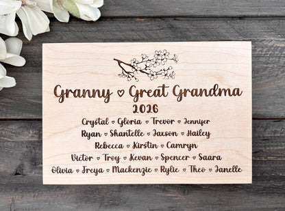 Personalized Wooden Mini Signs - Custom Design