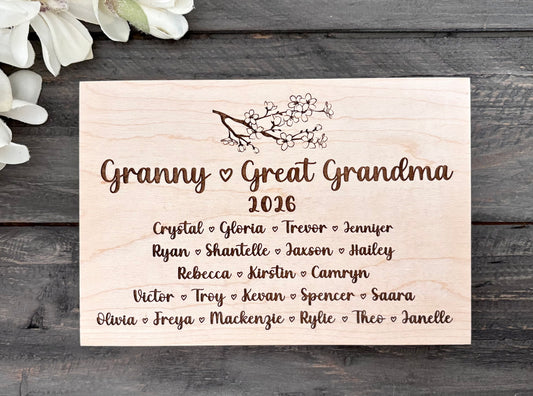 Personalized Wooden Mini Signs - Custom Design