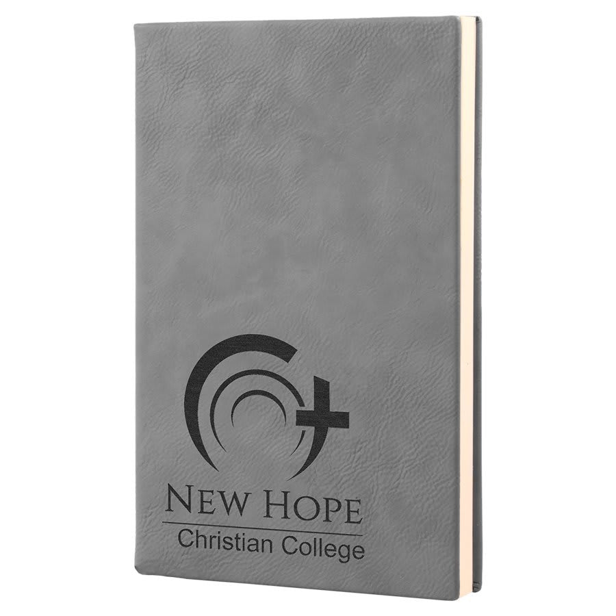 Personalized Leatherette Journals - 2 Sizes & 19 Colours