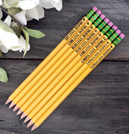 Engraved #2HB Pencils - Bundle Packs