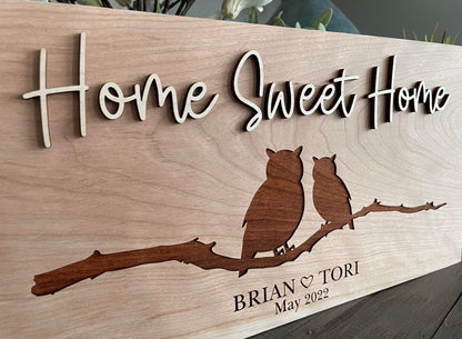 Personalized 3D & Engraved Wooden Signs - Animal Family