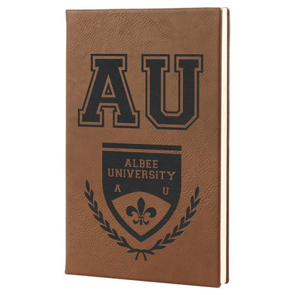 Personalized Leatherette Journals - 2 Sizes & 19 Colours