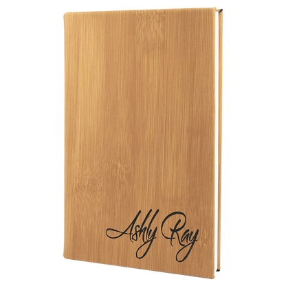 Personalized Leatherette Journals - 2 Sizes & 19 Colours