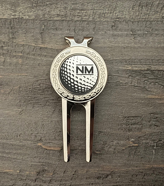 Personalized Golf Divot Tool with Removable Ball Marker