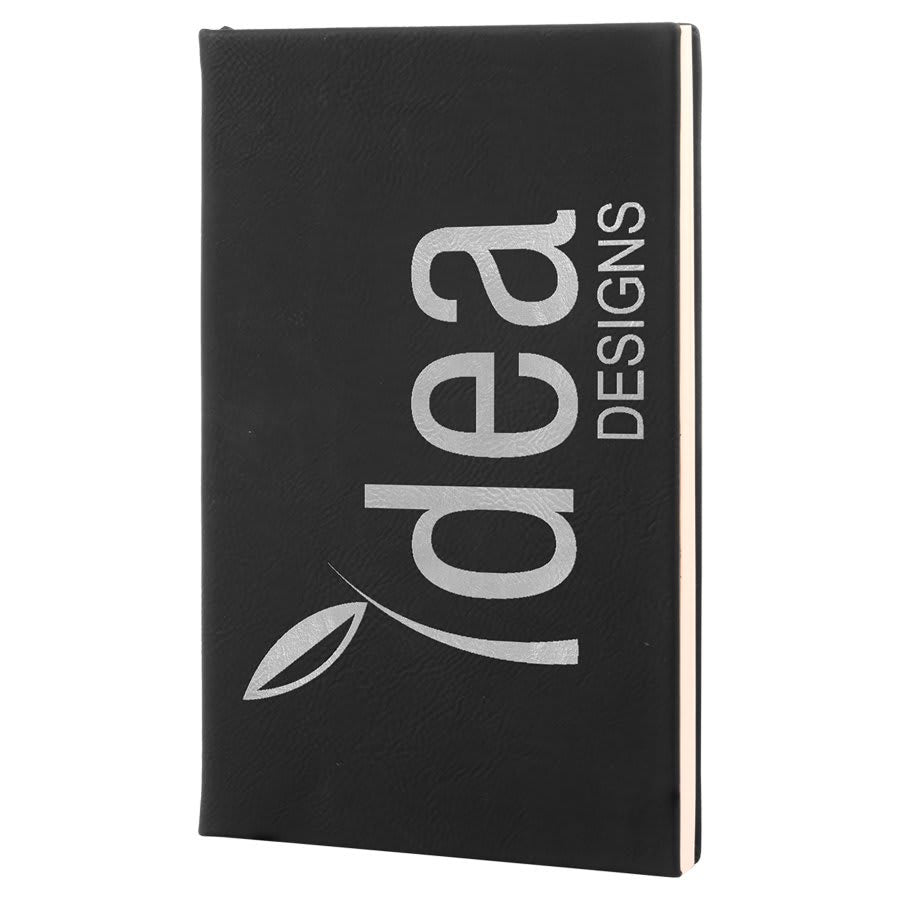 Personalized Leatherette Journals - 2 Sizes & 19 Colours