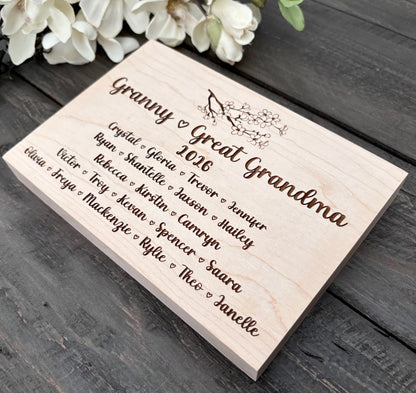 Personalized Wooden Mini Signs - Custom Design