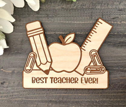 Mini Wooden Teacher Signs