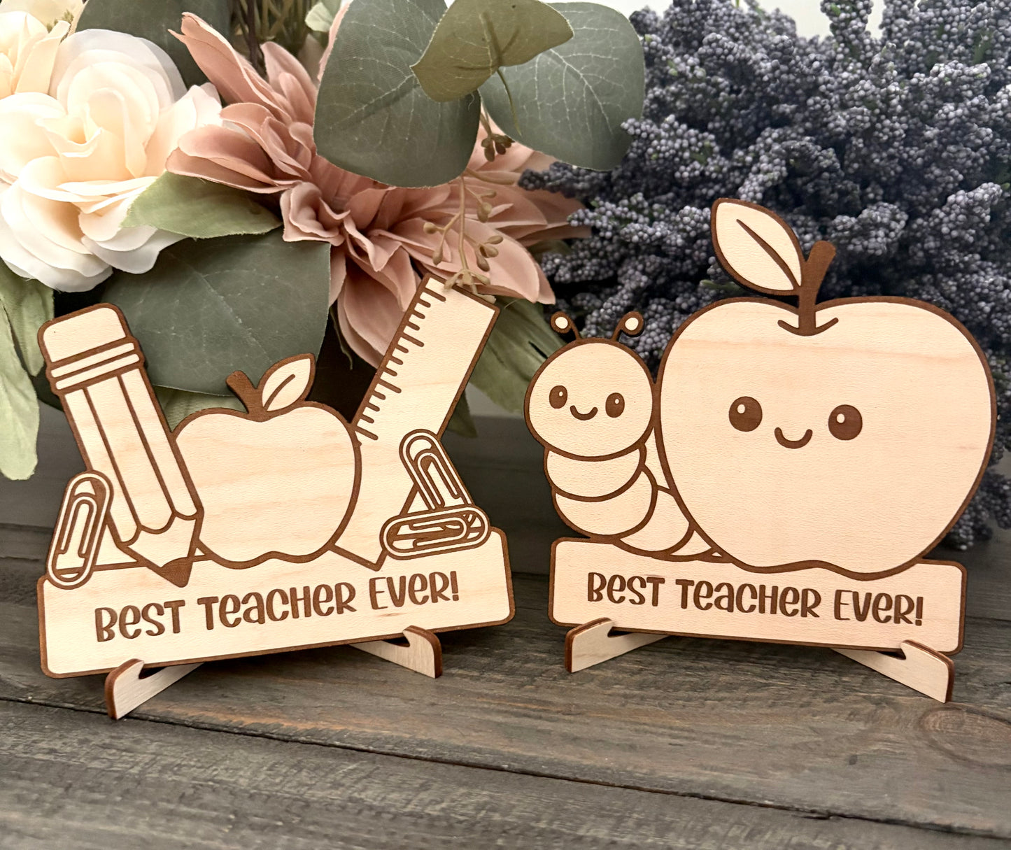 Mini Wooden Teacher Signs