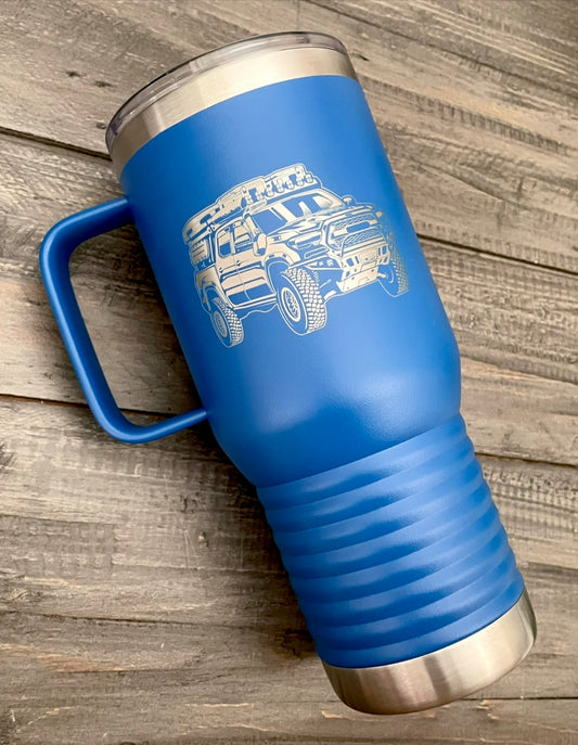 Personalized 20oz Stainless Steel Travel Mugs - 17 Colours