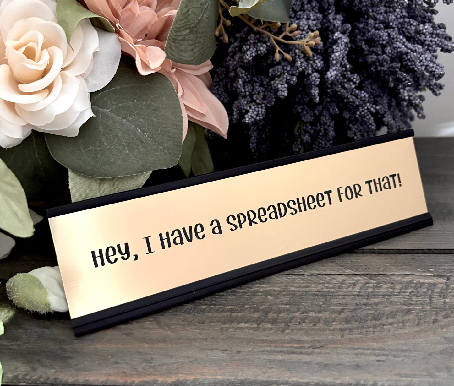 Personalized Aluminum Desk Signs
