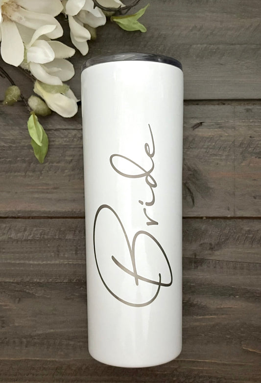 20oz Skinny Steel Stainless Steel Tumbler - Bride