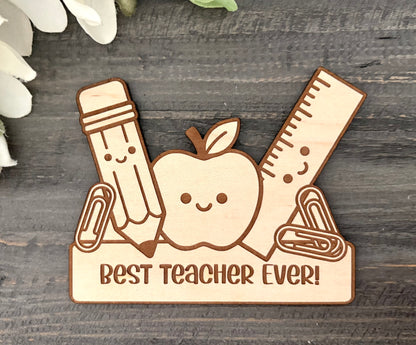Mini Wooden Teacher Signs