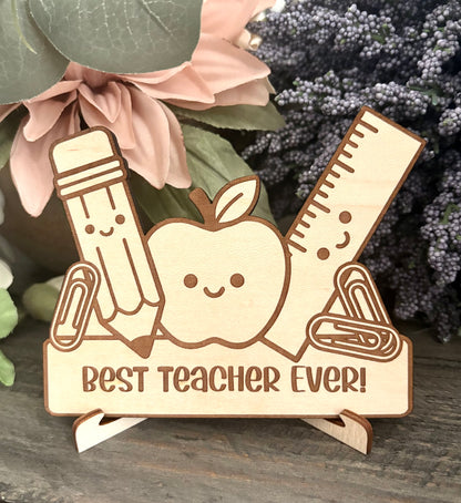 Mini Wooden Teacher Signs