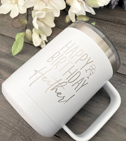 Personalized 15oz Stainless Steel Mugs