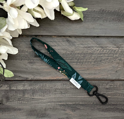 Skinny Lanyards & Skinny Wristlet Straps - Vintage Garden