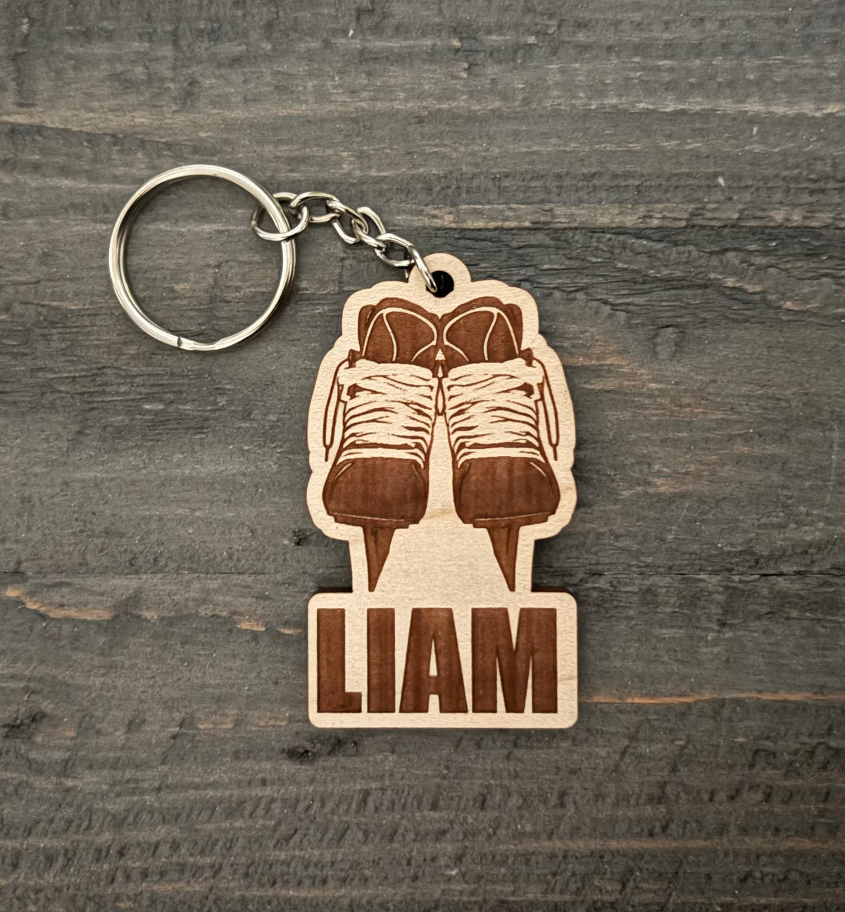 Personalized Wooden Keychains