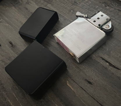 Personalized Refillable Lighter with Case