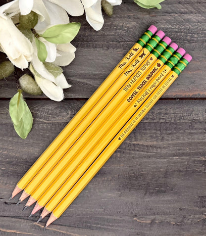 Engraved #2HB Pencils - Bundle Packs