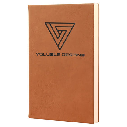 Personalized Leatherette Journals - 2 Sizes & 19 Colours