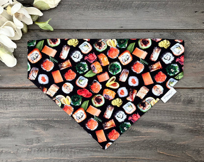 Over the Collar Pet Bandana - Sushi