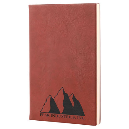 Personalized Leatherette Journals - 2 Sizes & 19 Colours