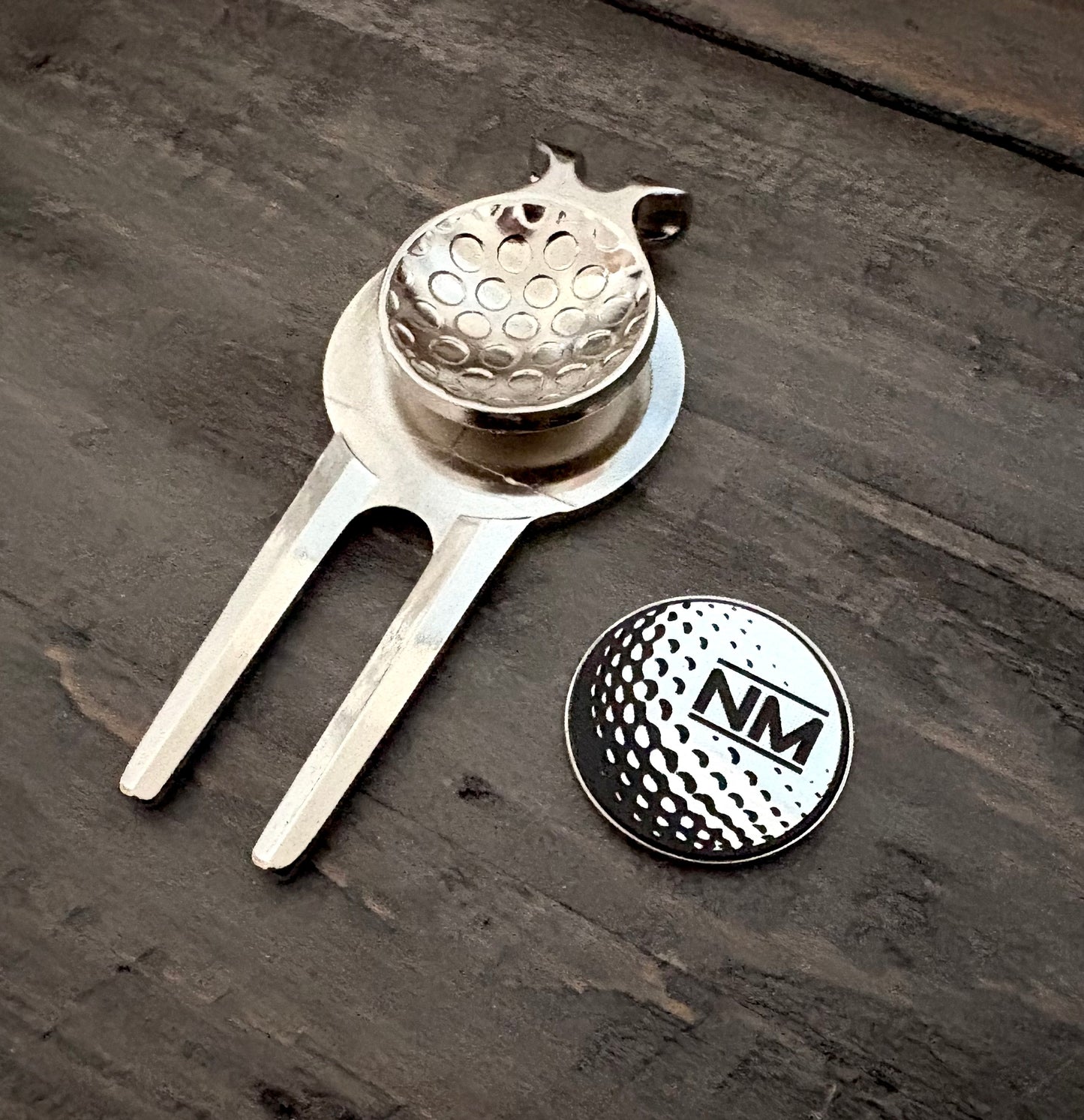 Personalized Golf Divot Tool with Removable Ball Marker