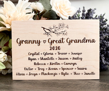 Personalized Wooden Mini Signs - Custom Design