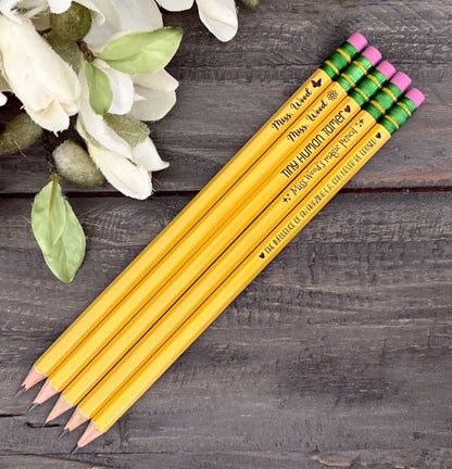 Engraved #2HB Pencils - Bundle Packs