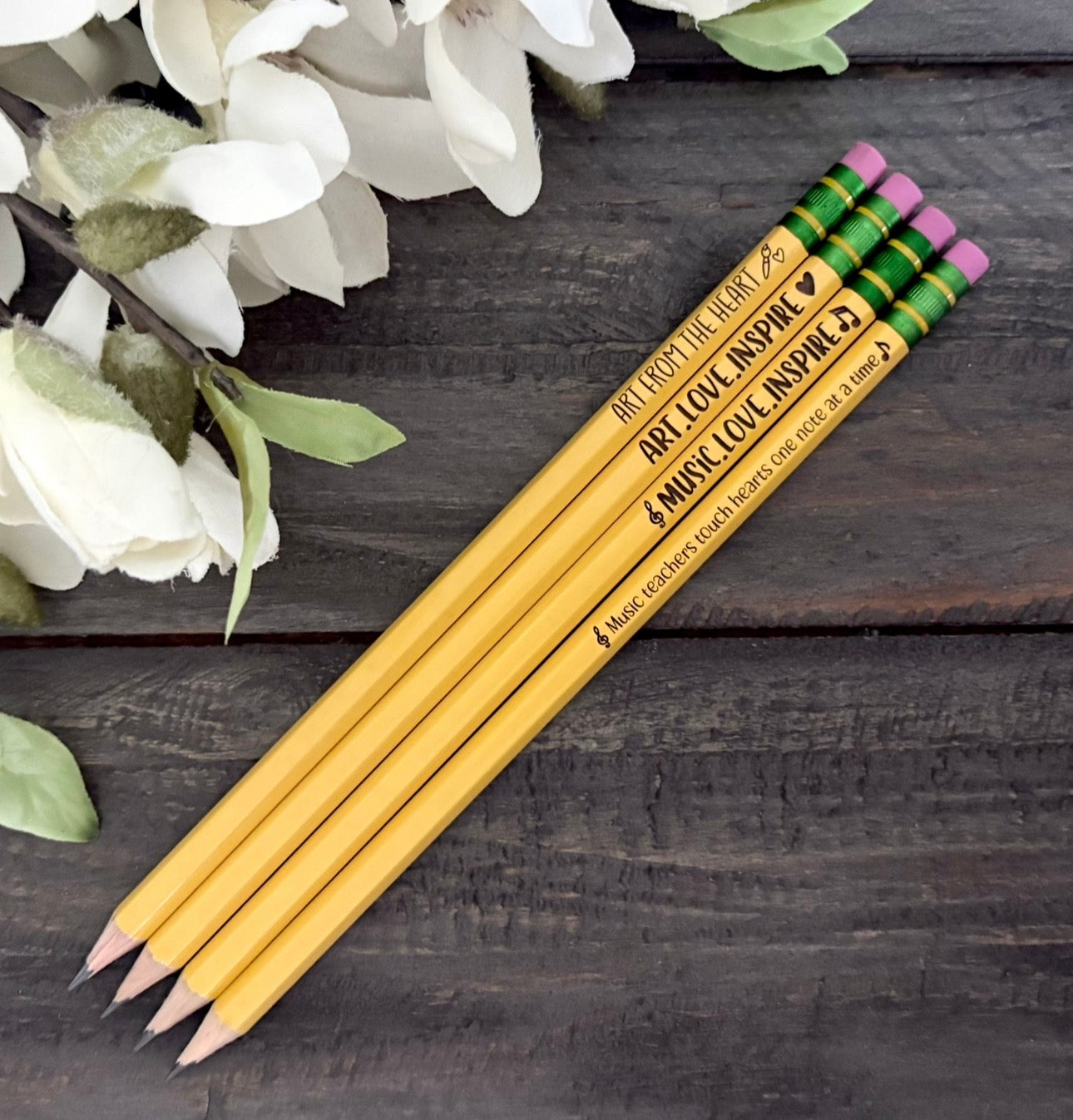 Engraved #2HB Pencils - Bundle Packs