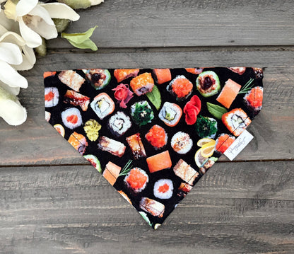 Over the Collar Pet Bandana - Sushi
