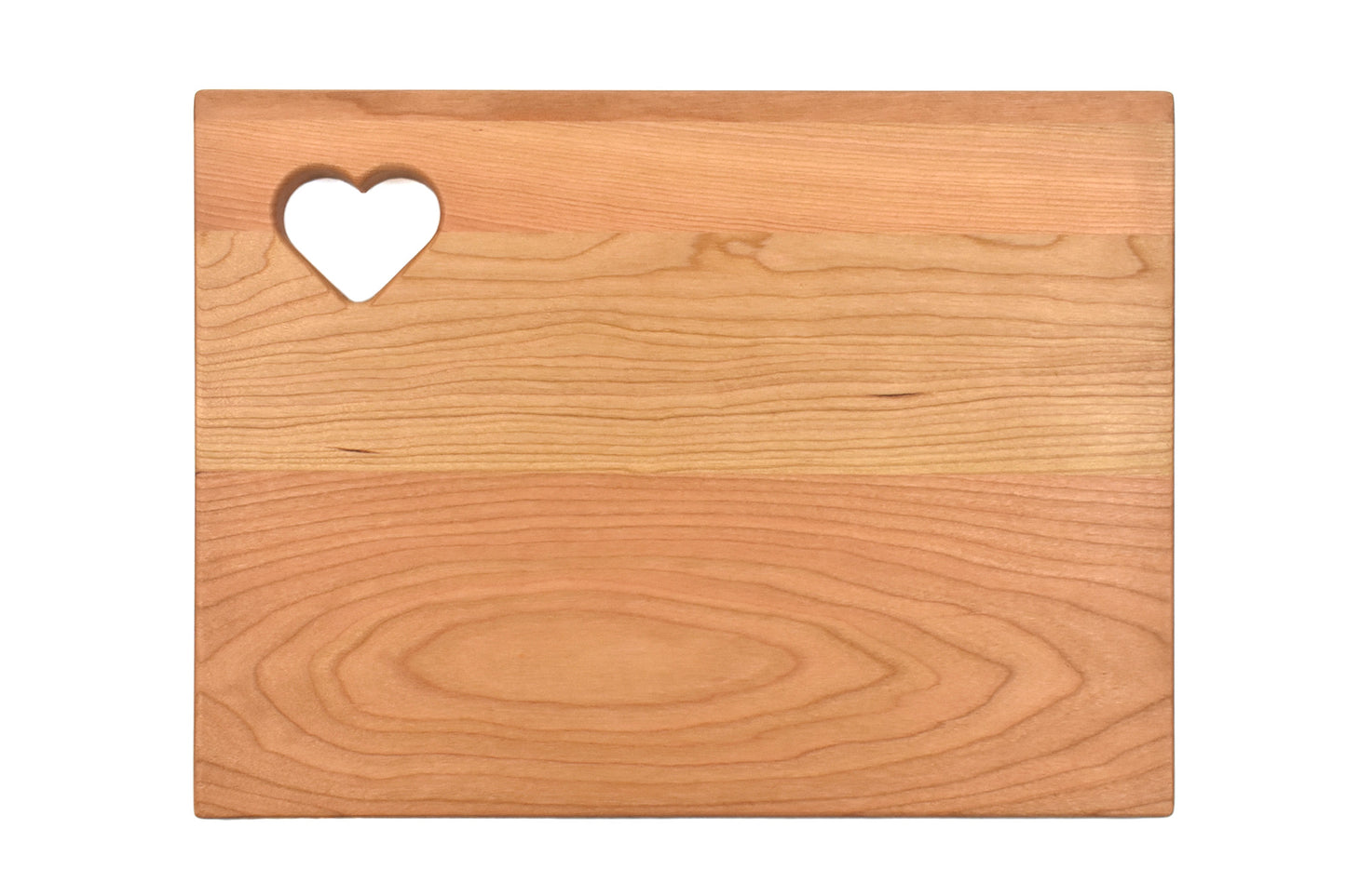 Personalized Wooden Cutting Board - Heart Cutout