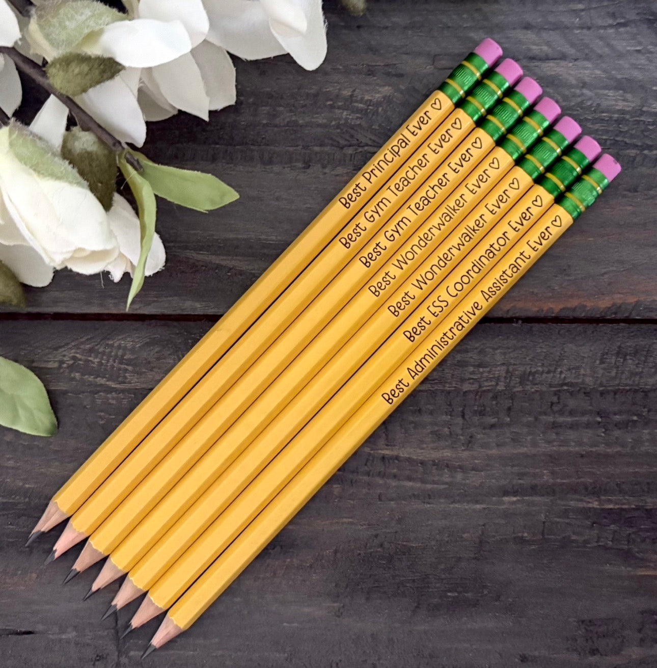 Engraved #2HB Pencils - Bundle Packs